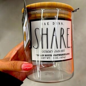 Rae Dunn Dhare Gummy Jar Set NWT